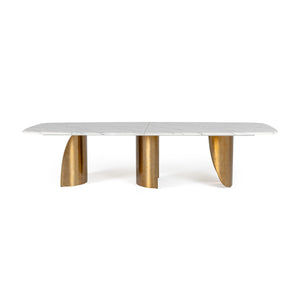   White Marble Dining Table | Oroa.com