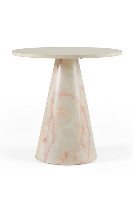 Marble Conical Base End Table | OROA Modern Pampa | Oroa.com