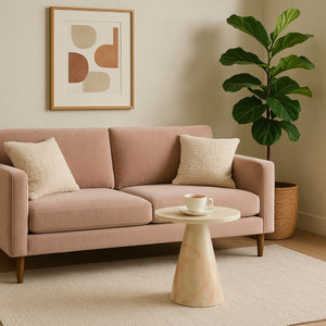   Marble Conical Base End Table | Oroa.com