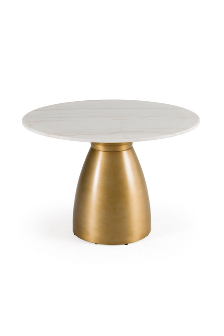 Gold Base Marble Dining Table | OROA Modern Tilly | Oroa.com
