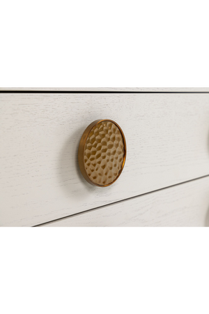 White Ash Wood 3-Drawer Nightstand | OROA Modern Marjorie | Oroa.com