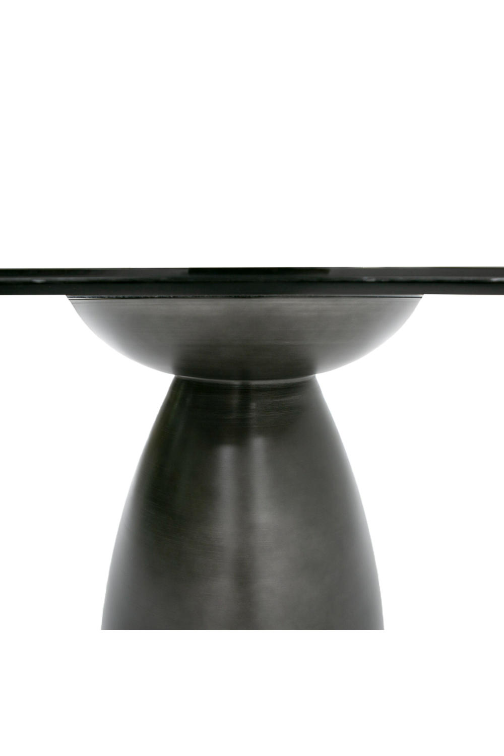 Black Wave Glass Dining Table | OROA Modern Calexico | Oroa.com