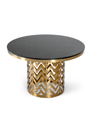 Gold Base Dining Table | OROA Modern Kowal | Oroa.com