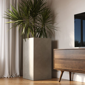   Gray Concrete Planter | Oroa.com