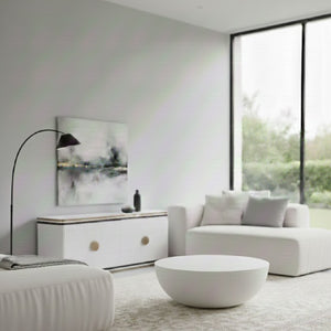   Round Concrete Coffee Table | Oroa.com