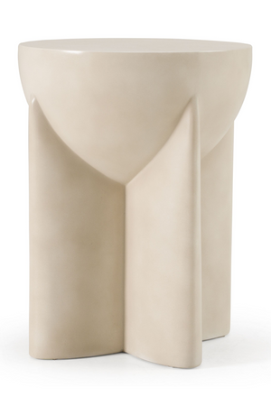 Concrete Round End Table | OROA Modern Elsa | Oroa.com