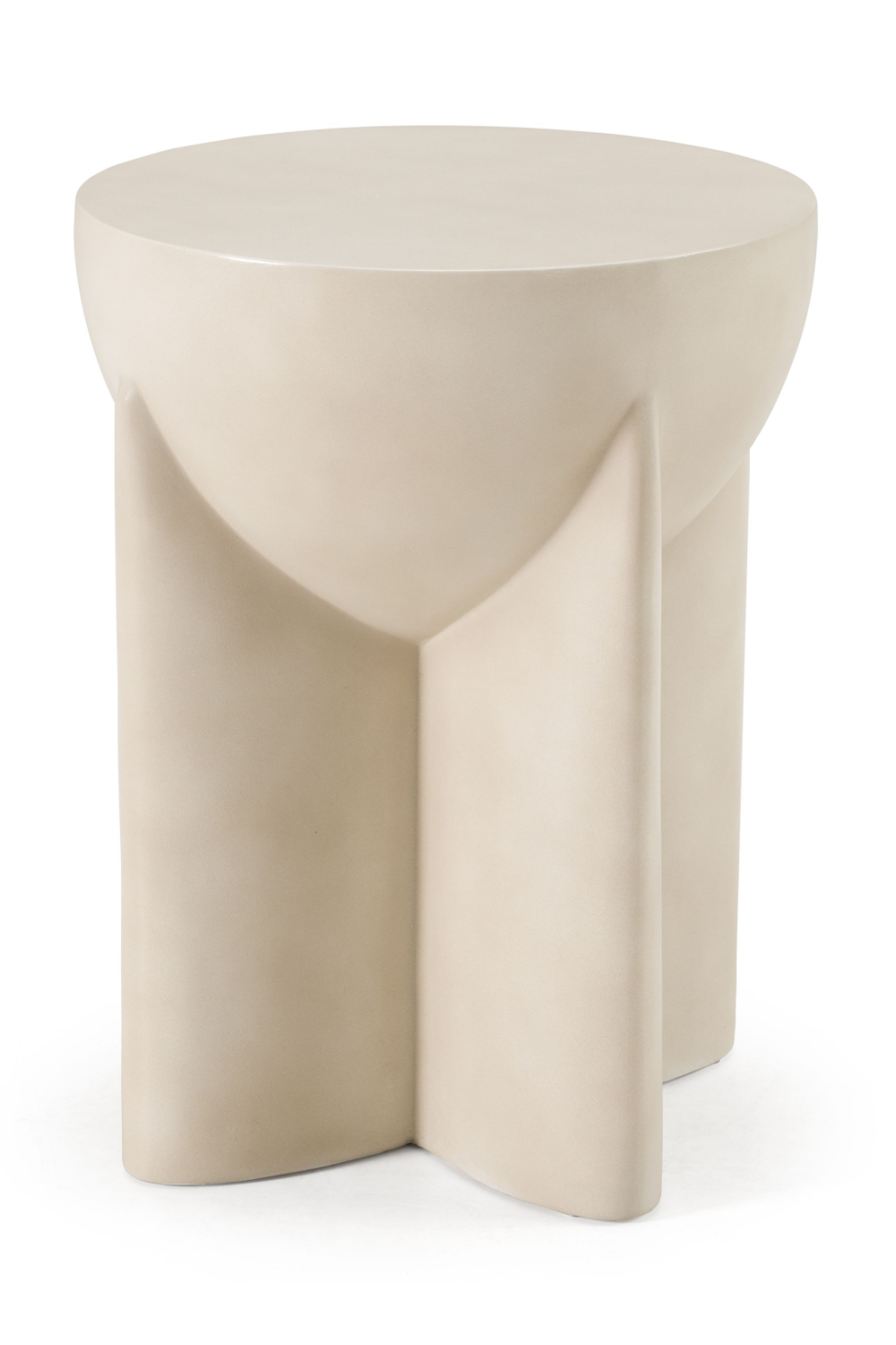 Concrete Round End Table | OROA Modern Elsa | Oroa.com