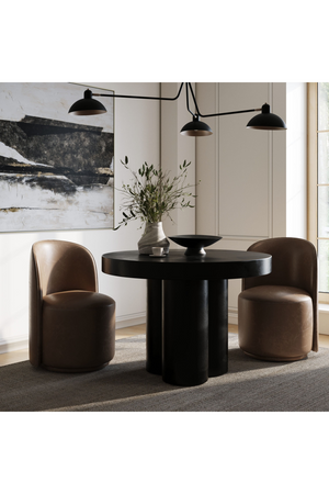 Round Concrete Dining Table | OROA Modern Bruni