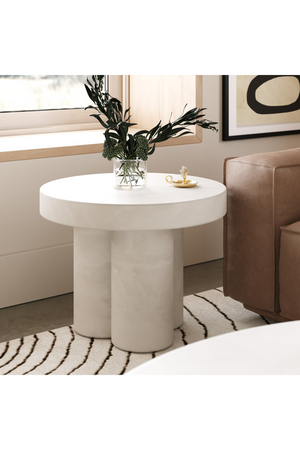 Concrete Round Coffee Table | OROA Modern Bruni | Oroa.com