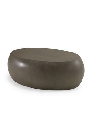 Oval Concrete Coffee Table | OROA Modern Denny | Oroa.com
