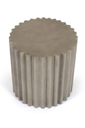 Ribbed Cylindrical End Table | OROA Modern Evadale | Oroa.com