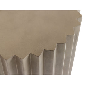   Ribbed Cylindrical End Table | Oroa.com