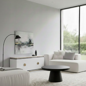   Concrete Pedestal Coffee Table | Oroa.com