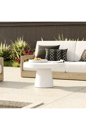 Concrete Pedestal Coffee Table | OROA Modern Desoto | Oroa.com