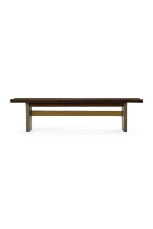Gray Concrete Dining Bench | OROA Modern June | Oroa.com