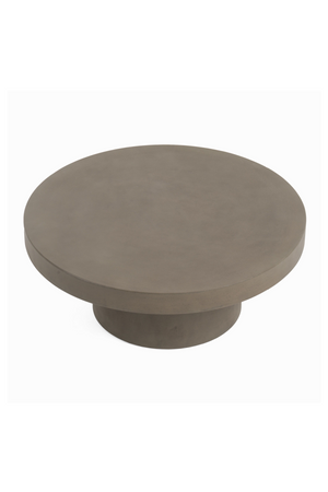 Round Concrete Coffee Table | OROA Modern Morley | Oroa.com