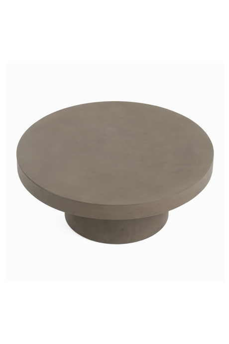 Round Concrete Coffee Table | OROA Modern Morley | Oroa.com