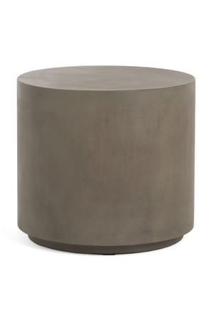 Gray Concrete Cylindrical End Table | OROA Modern Morley | Oroa.com