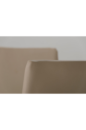 Gray Vegan Leather Dining Chairs (2) | OROA Modern Hyla | Oroa.com