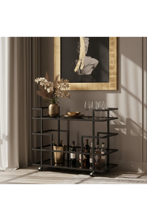 Black Stainless Steel Wine Rack | OROA Modern Deakin | Oroa.com