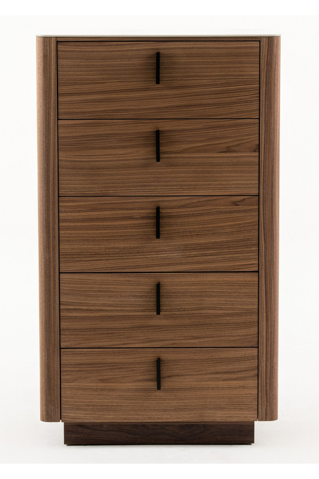 5-Drawer Walnut Chest | OROA Modern Chelton Oroa.com
