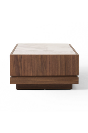 1-Drawer Walnut Coffee Table | OROA Modern Bailey | Oroa.com