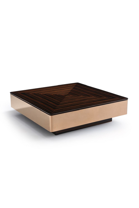 Square Ebony Coffee Table | OROA Modern Larice | Oroa.com