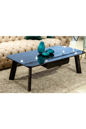 1-Drawer Ebony Coffee Table | OROA Modern Chadwick | Oroa.com
