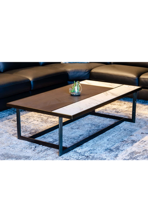 Gray Walnut Marble Coffee Table | OROA Modern Fargo | Oroa.com