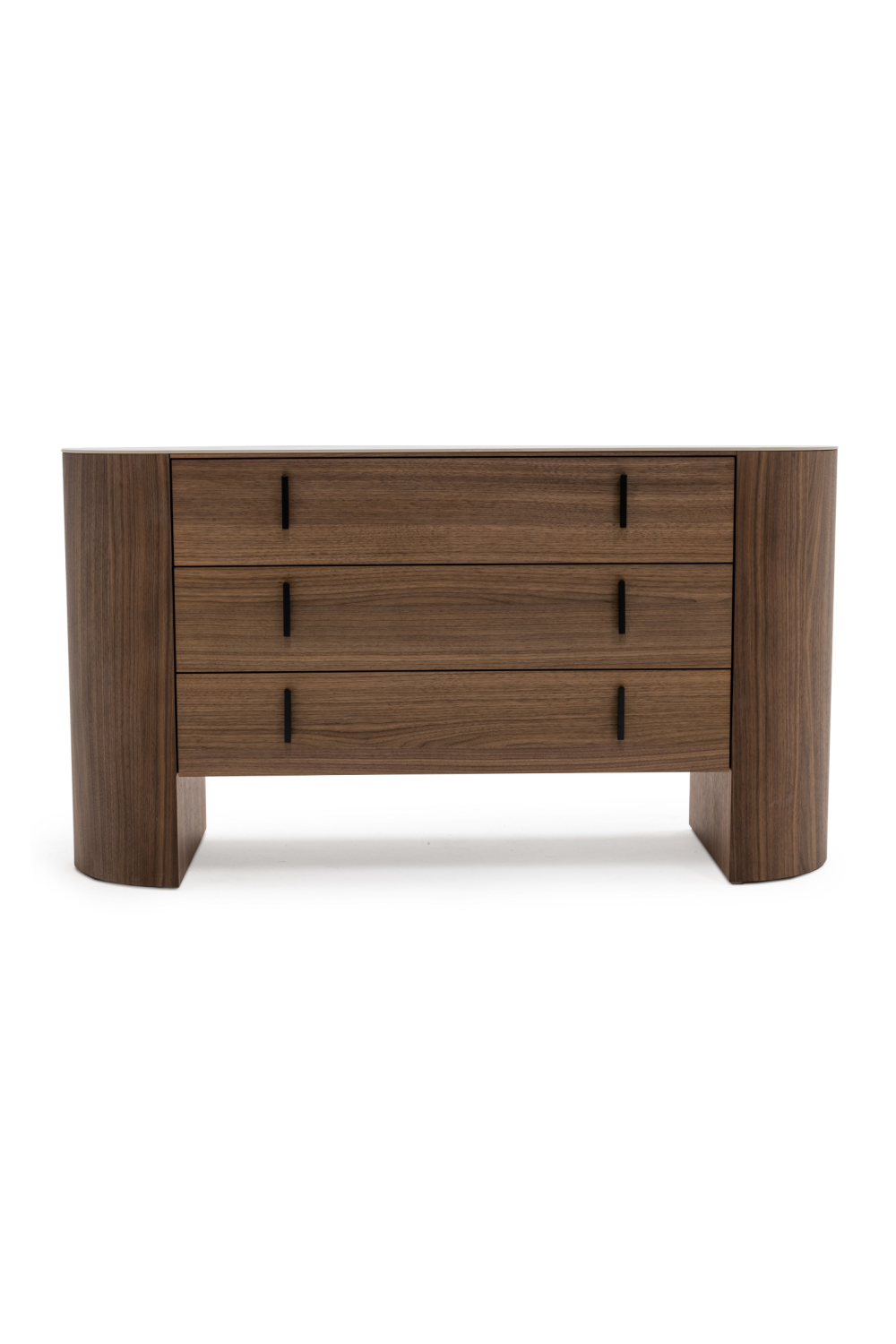 Walnut Veneer 3-Drawer Dresser | OROA Modern Chelton | Oroa.com
