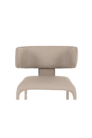 Contoured-Back Vegan Leather Dining Chair | OROA Modern Odessa | Oroa.com