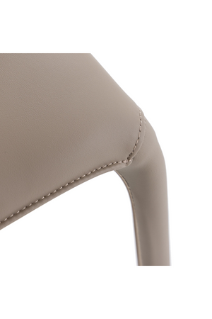 Contoured-Back Vegan Leather Dining Chair | OROA Modern Odessa | Oroa.com