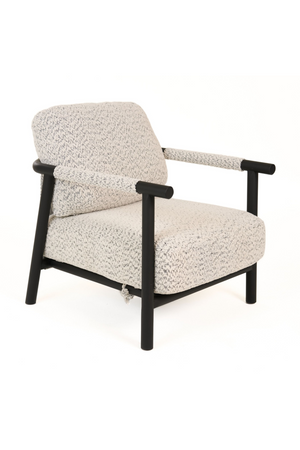 Black Framed Gray Accent Chair | OROA Modern Balko | Oroa.com