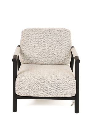 Black Framed Gray Accent Chair | OROA Modern Balko | Oroa.com