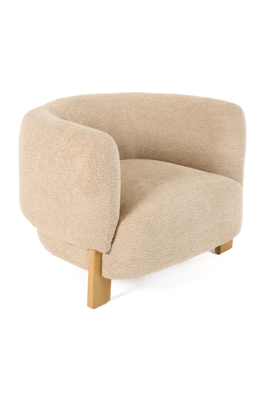 Curved-Back Accent Chair | OROA Modern Optima | Oroa.com