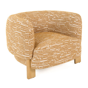 Curved-Back Accent Chair | OROA Modern Optima