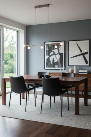 Black Vegan Leather Dining Chairs (2) | OROA Modern Murray | Oroa.com