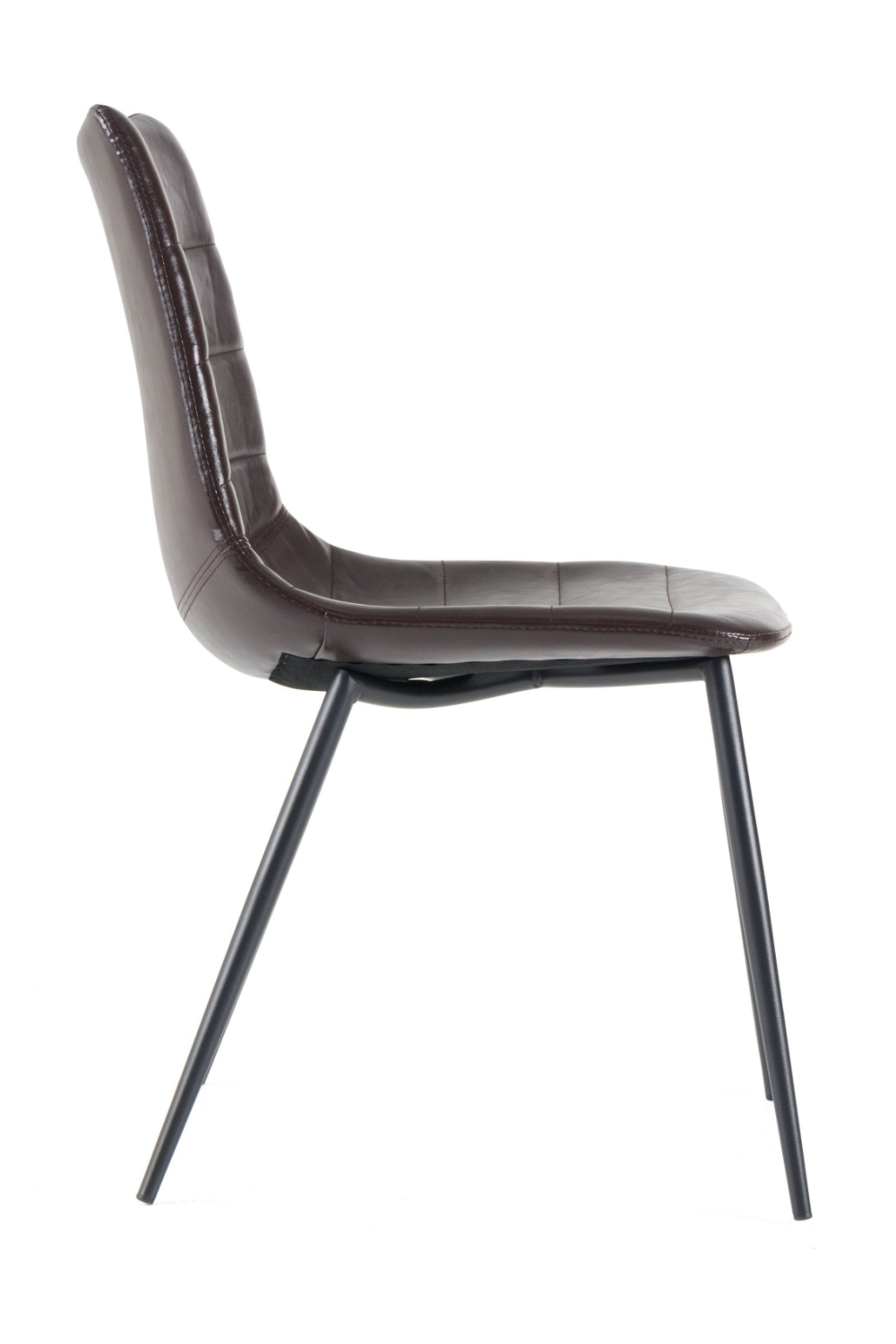 Brown Leatherette Dining Chairs (2) | OROA Modern Gilliam | Oroa.com