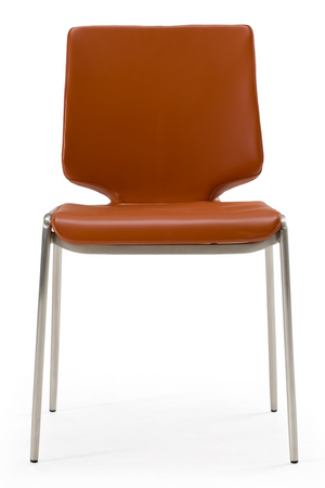 Eco-Leather Stackable Dining Chairs (2) | OROA Modern | Oroa.com