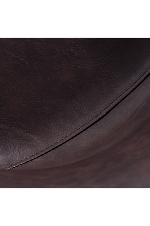 Dark Brown Eco-Leather Dining Chairs (2) | OROA Modern Moira | Oroa.com