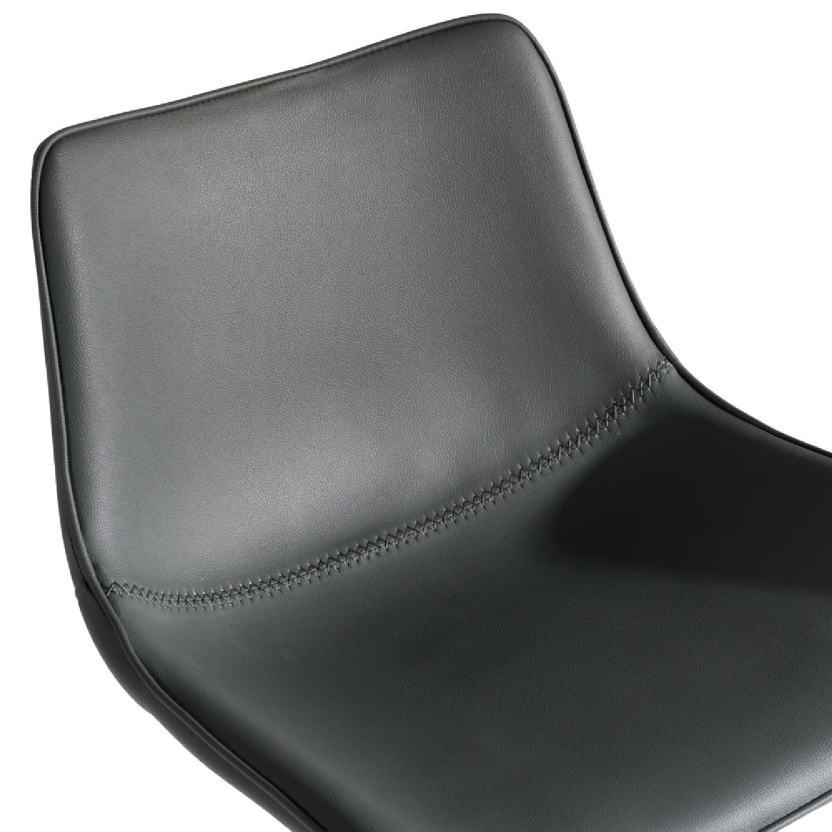 Gray Vegan Swivel Bar Stool | OROA Modern Manning | Oroa.com