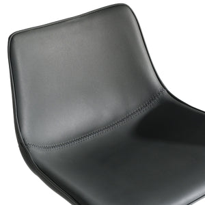 Gray Vegan Swivel Bar Stool | OROA Modern Manning | Oroa.com