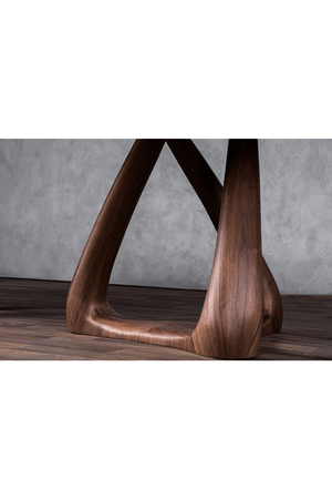 Oval Gray Glass Dining Table | OROA Modern Christy | Oroa.com