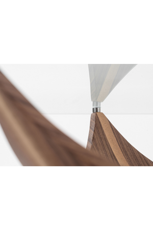 Square Tempered Glass Coffee Table | OROA Modern Sunset | Oroa.com