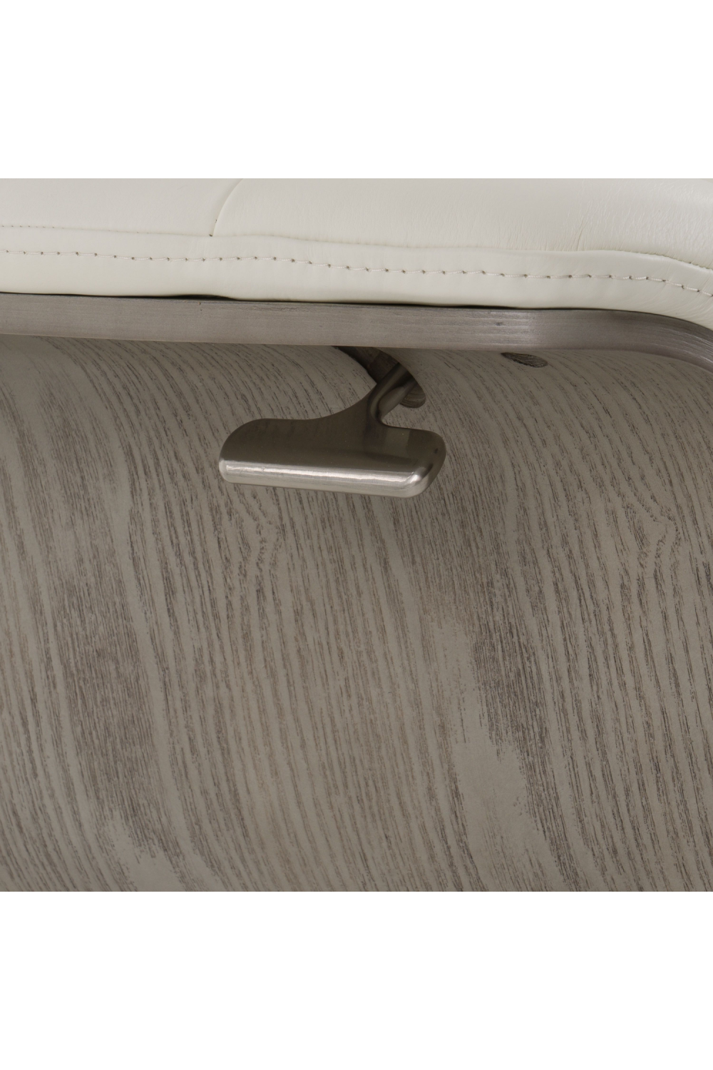 Gray Leather Swivel Chair and Ottoman | OROA Modern | Oroa.com