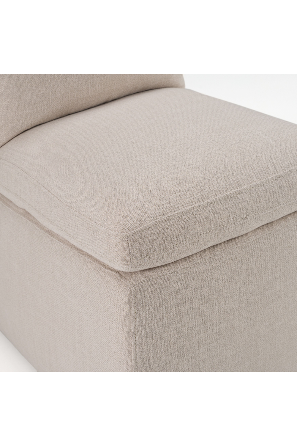 Beige Wheeled Dining Chair | OROA Modern Adrian | Oroa.com