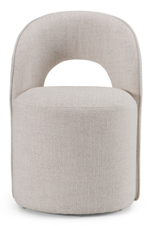 Cream Swivel Dining Chair | OROA Modern Gordon | Oroa.com