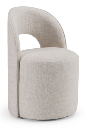 Cream Swivel Dining Chair | OROA Modern Gordon | Oroa.com