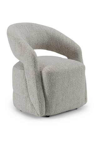 Gray Wheeled Dining Chair | OROA Modern Kadoka | Oroa.com