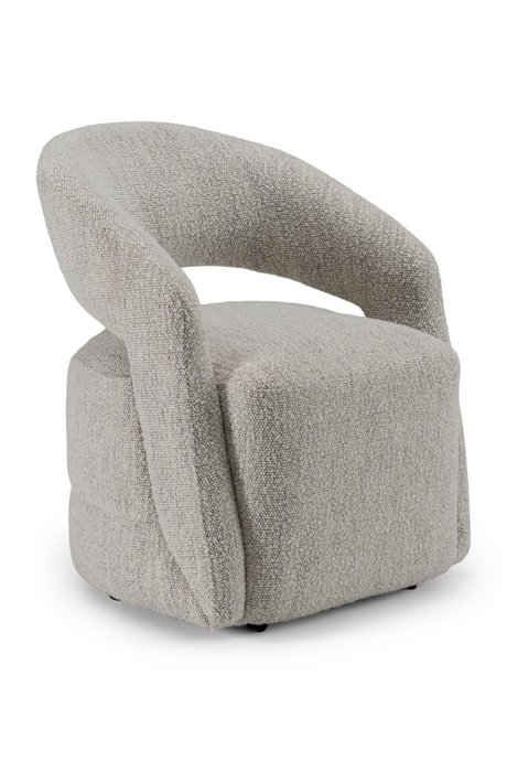 Gray Wheeled Dining Chair | OROA Modern Kadoka | Oroa.com